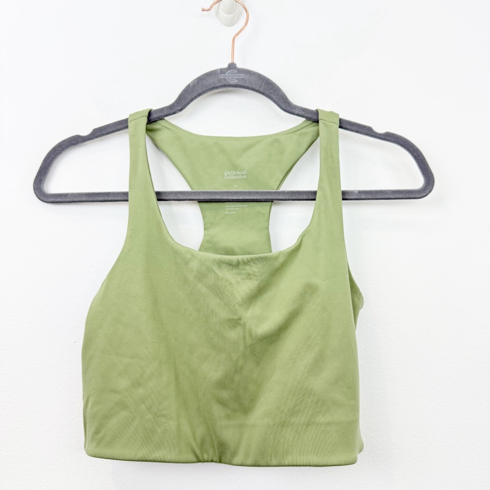 Girlfriend Collective Green Sports Bra